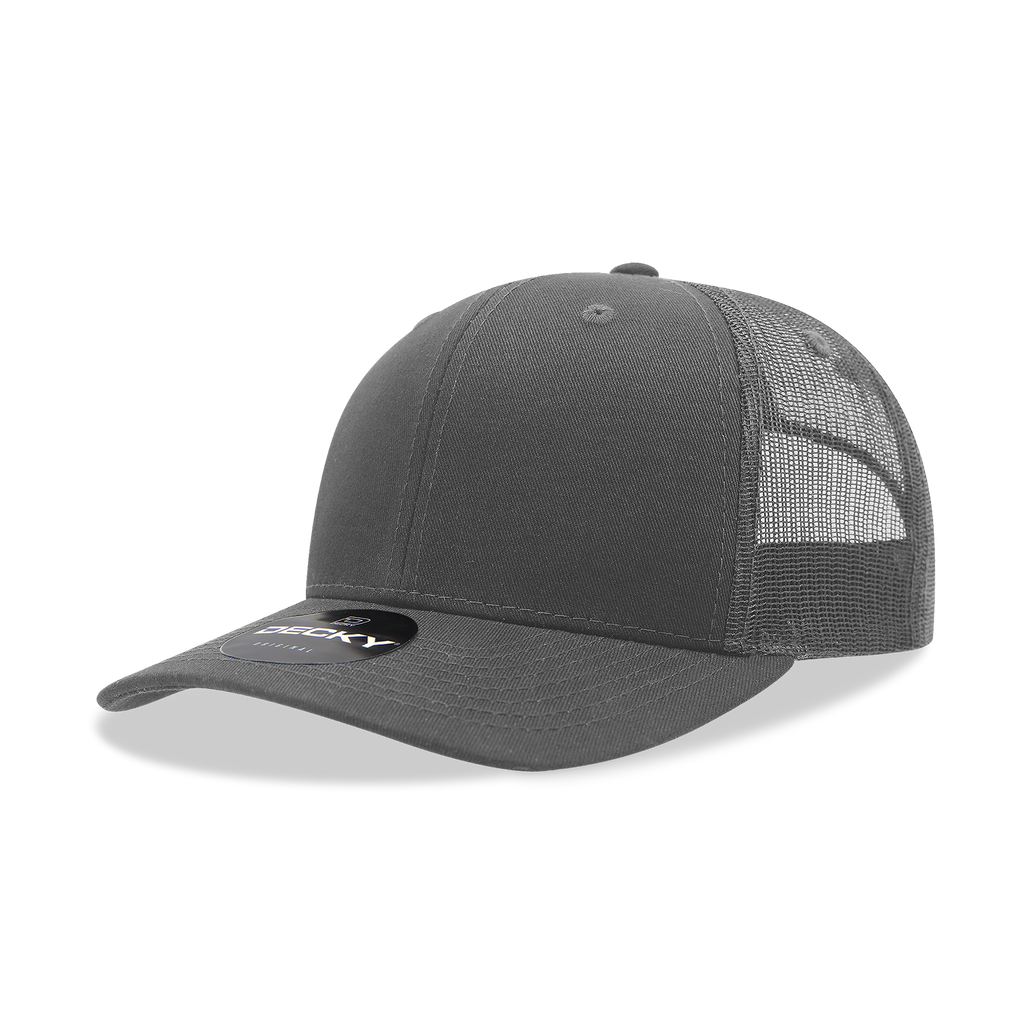 Decky 6021 – Classic 6-Panel Mid-Profile Trucker Hat