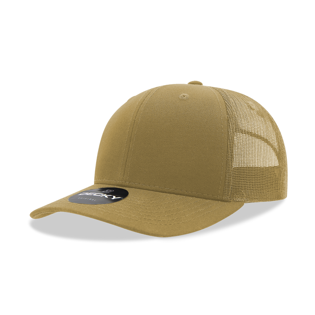 Decky 6021 – Classic 6-Panel Mid-Profile Trucker Hat