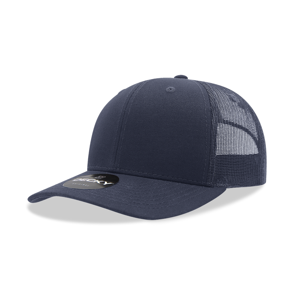 Decky 6021 – Classic 6-Panel Mid-Profile Trucker Hat