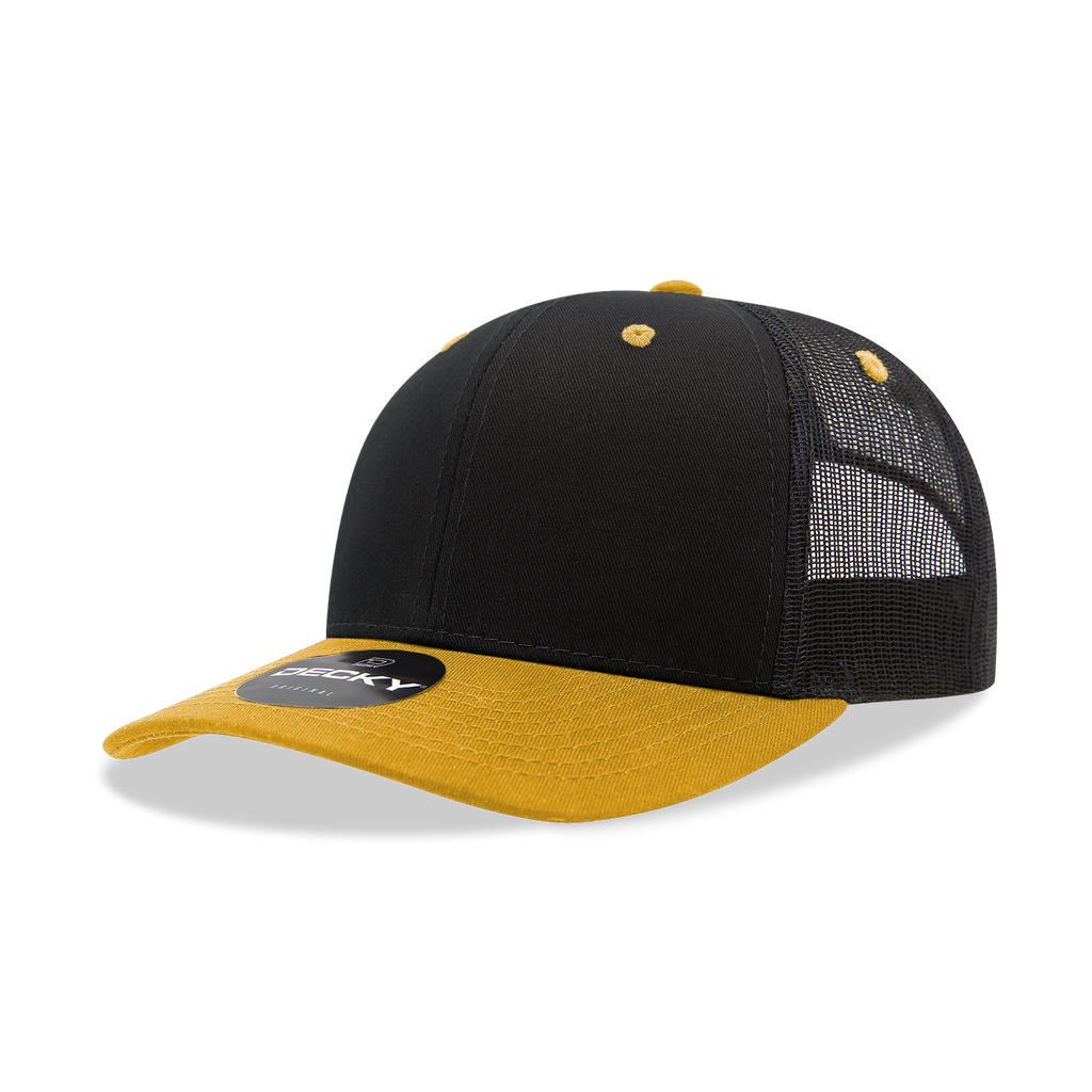 Decky 6021 – Classic 6-Panel Mid-Profile Trucker Hat